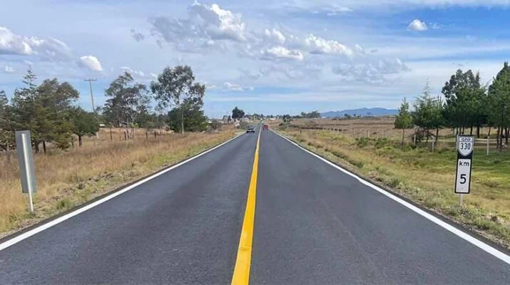 Concluye rehabilitación de la carretera estatal 330 1 estatal 330