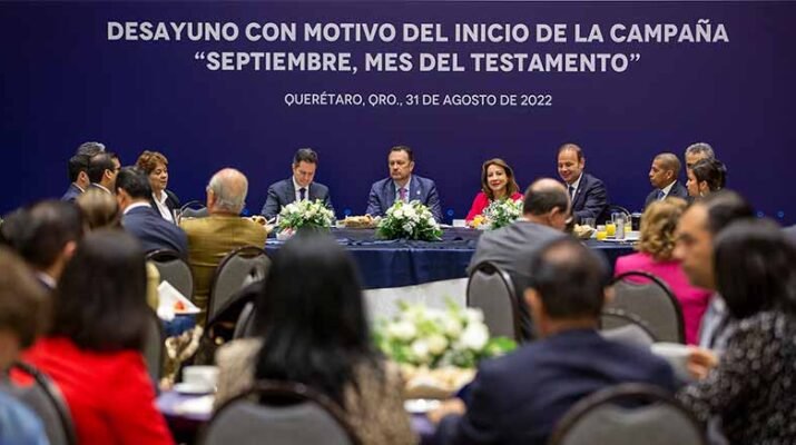 Presentan campaña "Septiembre Mes del Testamento" 1 Mes del