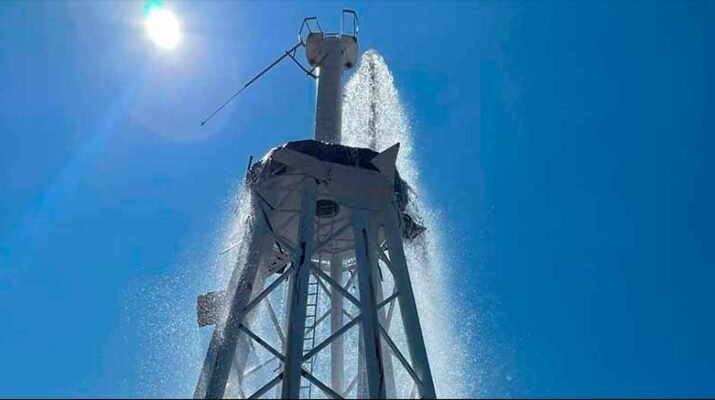 Se desploma tanque de agua elevado recién inaugurado 24 tanque de agua