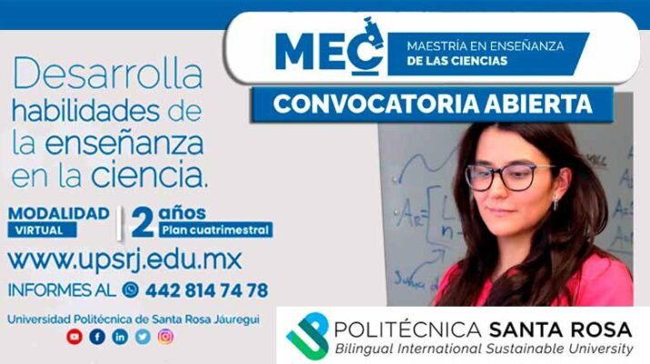 Maestría en Enseñanza de las Ciencias de la UPSRJ 4 Maestría