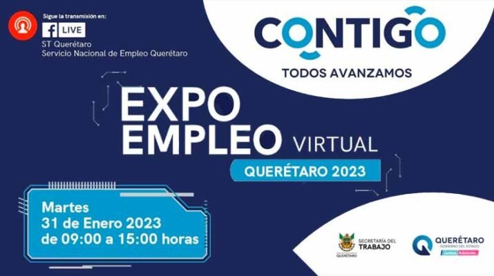 Alistan Expo Empleo Virtual para Querétaro 13 para Querétaro