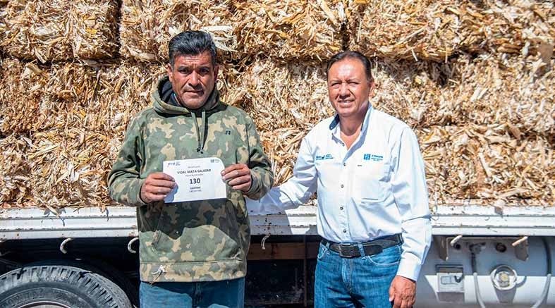 Entrega de forraje