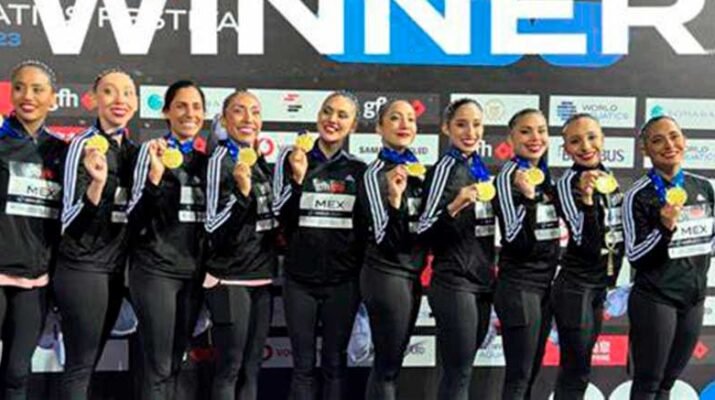 Oro para México en natación artística en Copa Mundial 1 Oro