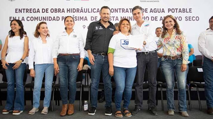 Entregan obra hidráulica en Arroyo Seco 3 en Arroyo