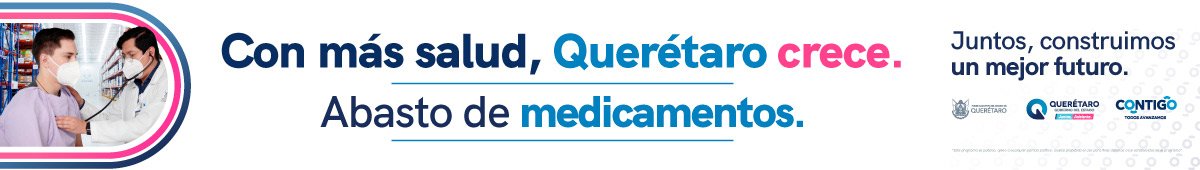 Desfile del “Día de Muertos en Bernal” 3 Banner_COMSOC_LOGROS_SALUD_ABASTODEMEDICAMENTOS_1200x170