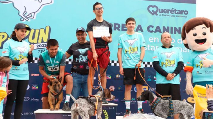 600 corredores y 300 perros participan en la carrera P-Run 2023 22 600