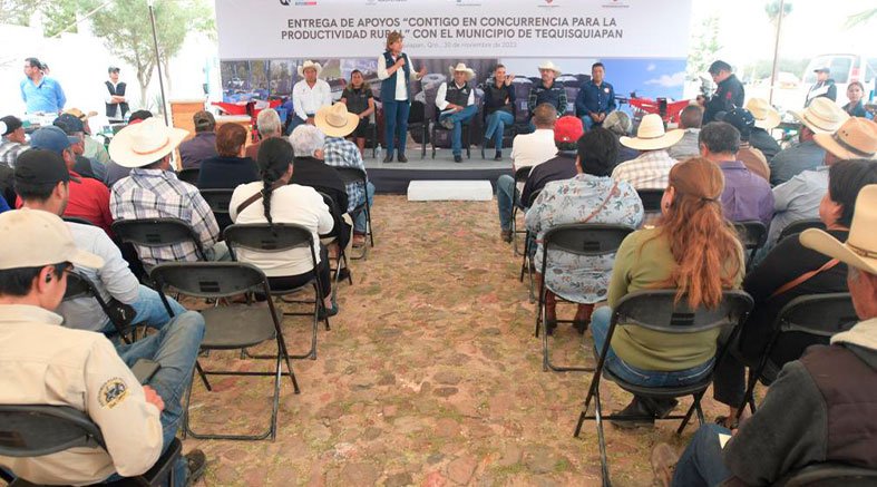 Campo y Gobierno trabajan en equipo a favor de Tequisquiapan 2 Campo y