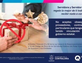 Llaman a funcionarios a abstenerse de recibir regalos