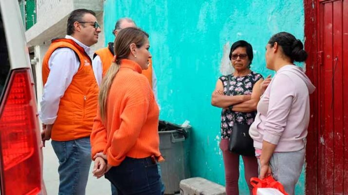 Paulina Aguado realiza recorrido en Jofre