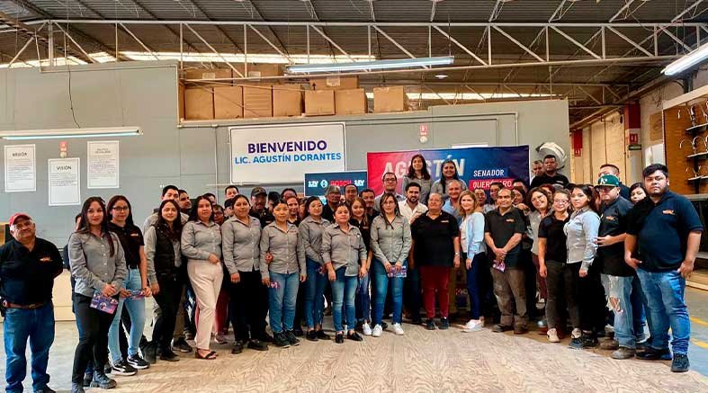 Dorantes Visita Empresas De San Juan Del Río 2 Dorantes Visita