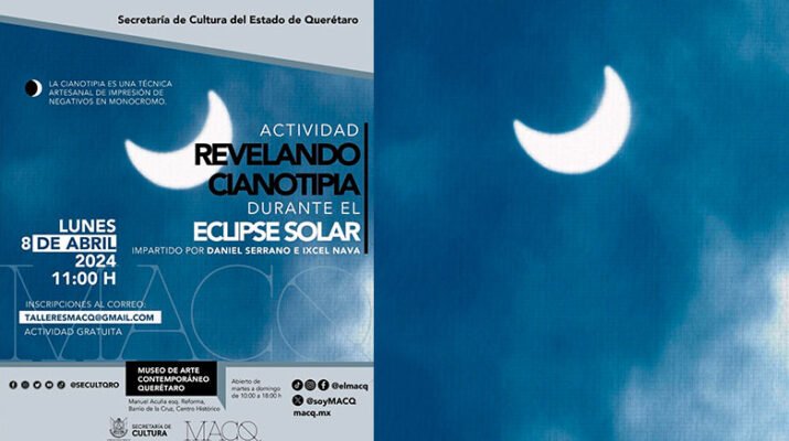 Invita el MACQ a la actividad Revelando Cianotipia 1 Invita el