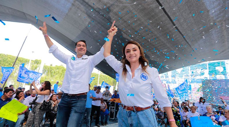 Acude Felifer a cierres de campaña de candidatos a diputados 2 Felifer a