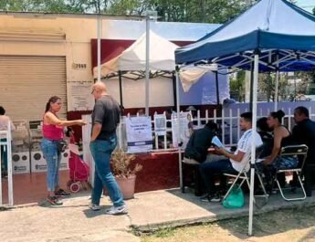 fila para votar