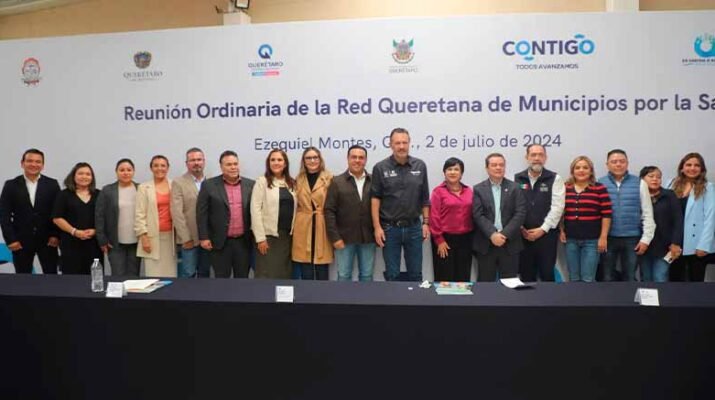 Encabeza Luis Nava Primera Reunión Ordinaria de la Red Queretana de Municipios por la Salud 2024 1 Encabeza-Luis