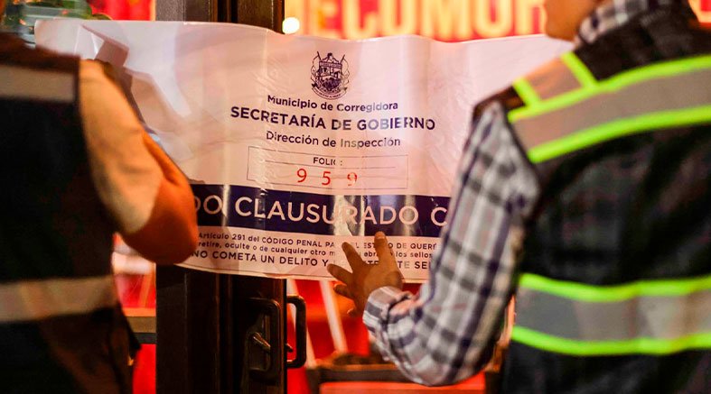 Clausuran autoridades