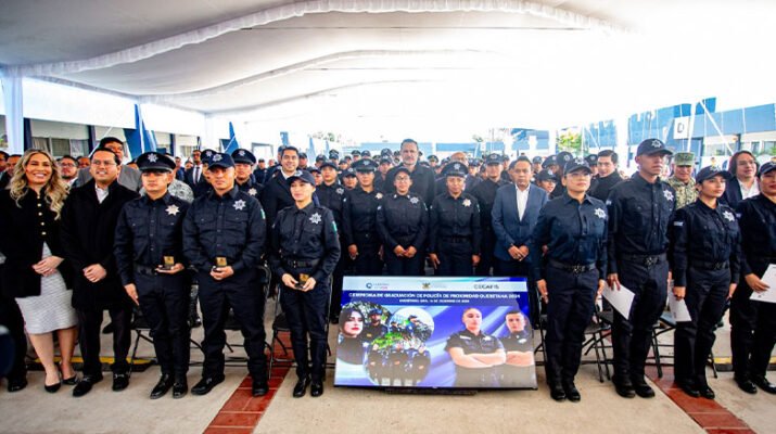 Entrega CECAFIS 123 policías de proximidad al servicio de Querétaro 14 Entrega CECAFIS