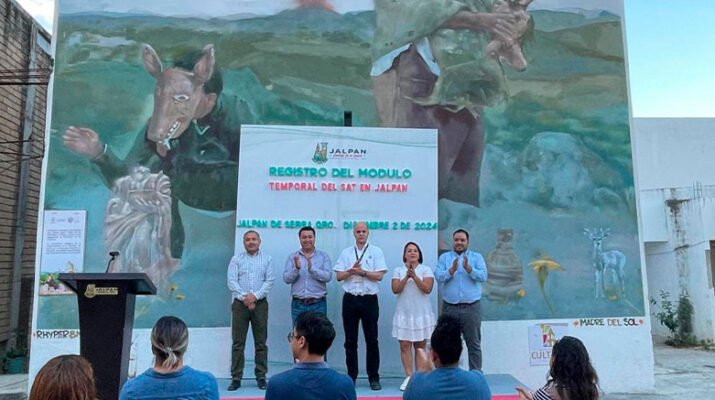 Apertura del módulo temporal del en el Centro Cultural de Jalpan 3 Apertura del
