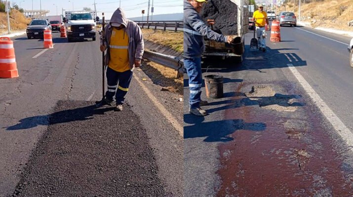 Corregidora atiende el Libramiento Sur con mantenimiento vial 1 Corregidora atiende