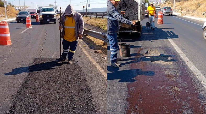Corregidora atiende el Libramiento Sur con mantenimiento vial 3 Corregidora atiende