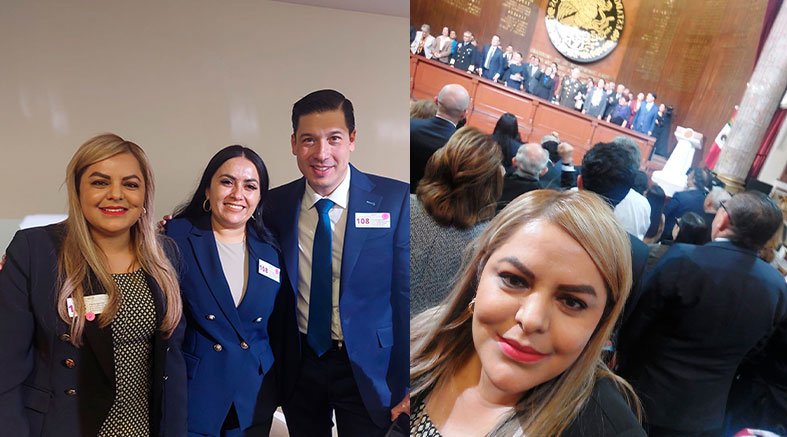 Lupita Ramírez presente en el 108° Aniversario de la Constitución Política 3 presente en