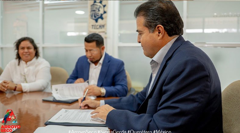 Arroyo Seco Fortalece La Educación Con La Firma De Convenio Con El ITQ 2 El ITQ