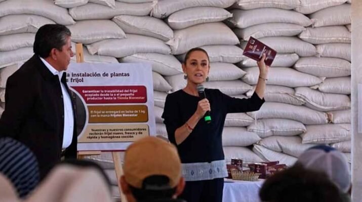 Anuncia Sheinbaum el Frijol del Bienestar 1 el Frijol