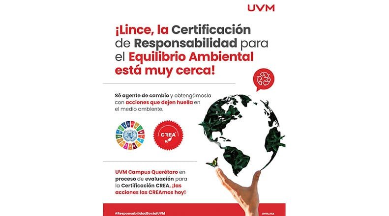 UVM Campus Querétaro, Certificación CREA 2 certificacion crea
