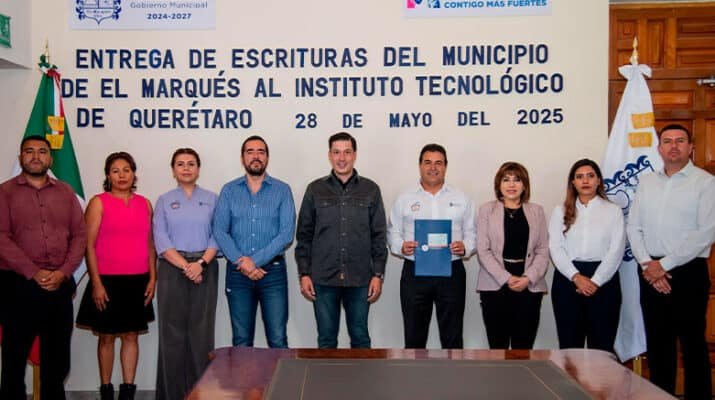 El Marqués, 1er municipio en otorgar certeza jurídica al ITQ 1 al ITQ