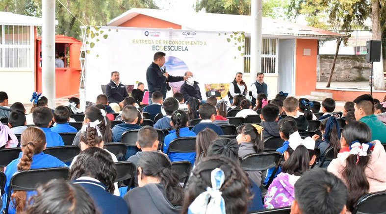 Reconocen a Eco Escuela en Huimilpan 2 Eco Escuela