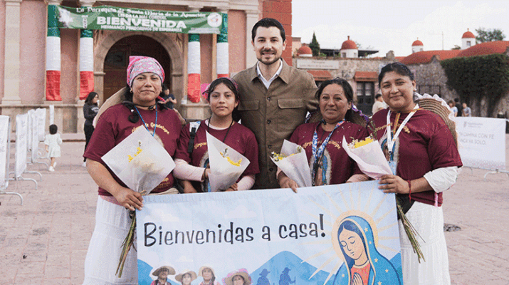 Peregrinos que van Camino al Tepeyac 2025, Llegaron a Tequisquiapan 1 peregrinos