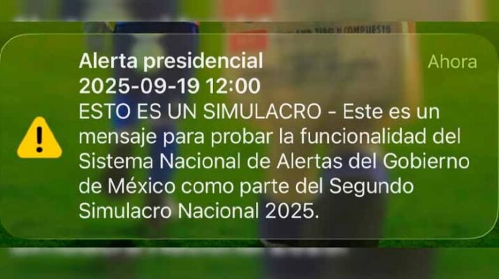 Activan alerta sísmica por Segundo Simulacro Nacional 2025 1 Activan