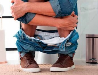 en el baño