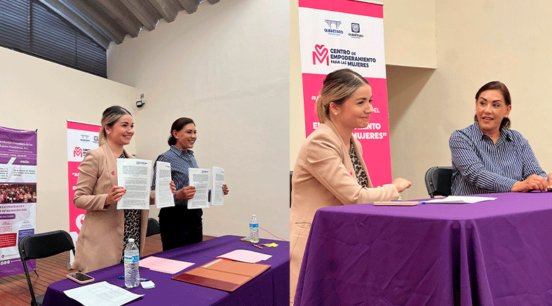 Municipio de Querétaro y CCME firman convenio para fortalecer a las mujeres 2 fortalecer a