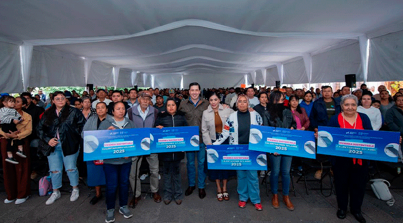 El Marqués entrega calentadores solares a 480 familias 4 480 familias