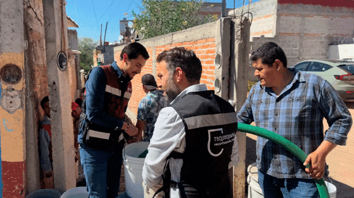 Tequisquiapan apoya con pipas de agua tras falla en Pozo 2 1 Pozo 2