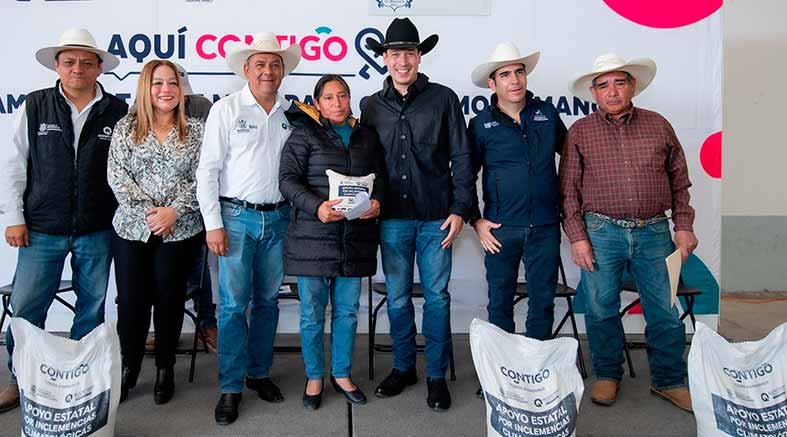 Entregan 479 toneladas de maíz a productores de El Marqués 2 Entregan 479