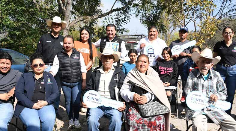 Fortalecen vivienda en comunidades de Jalpan 2 Fortalecen vivienda