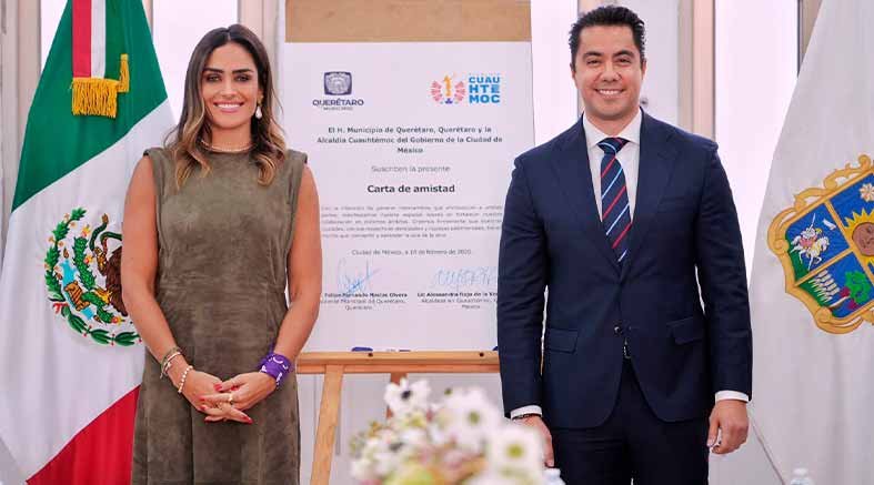 Firman Acuerdo de Amistad Querétaro-Cuauhtémoc 4 de Amistad