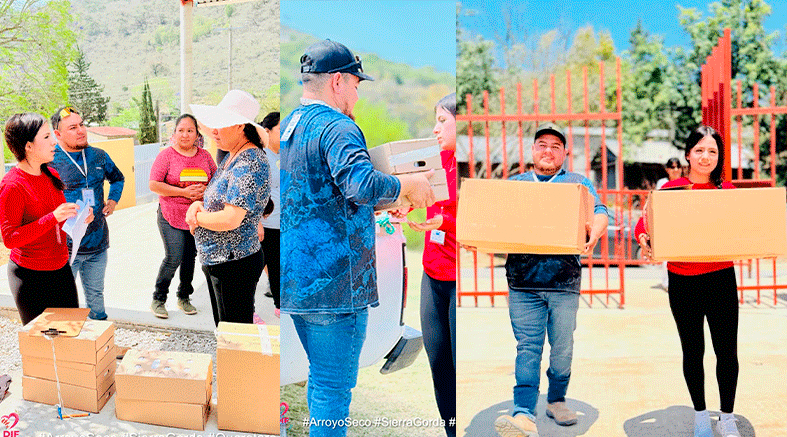 Entrega de insumos de Alimentación Escolar en Arroyo Seco 2 insumos-de