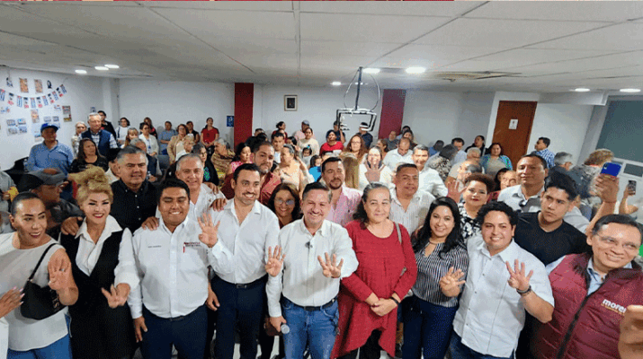 Luis Humberto Fernández con liderazgos de Morena 5 liderazgos de