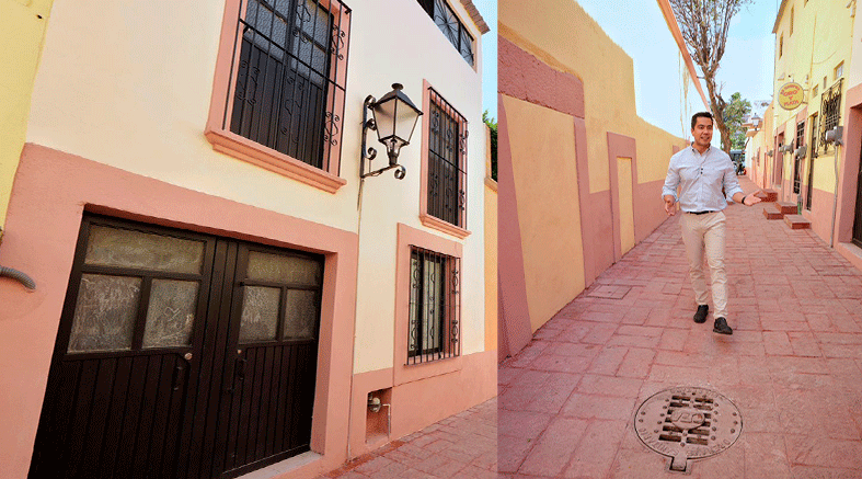 Entrega Felifer Macías rehabilitación del Andador Jesús García 2 Andador