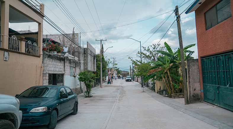 Nueva infraestructura en la colonia Solidaridad 3 Solidaridad