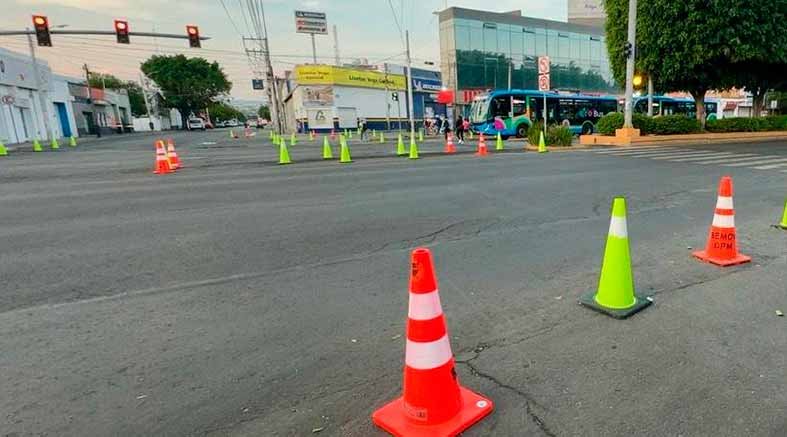 Municipio de Querétaro implementa pilotaje vial en Zaragoza y Ezequiel Montes 2 implementa pilotaje