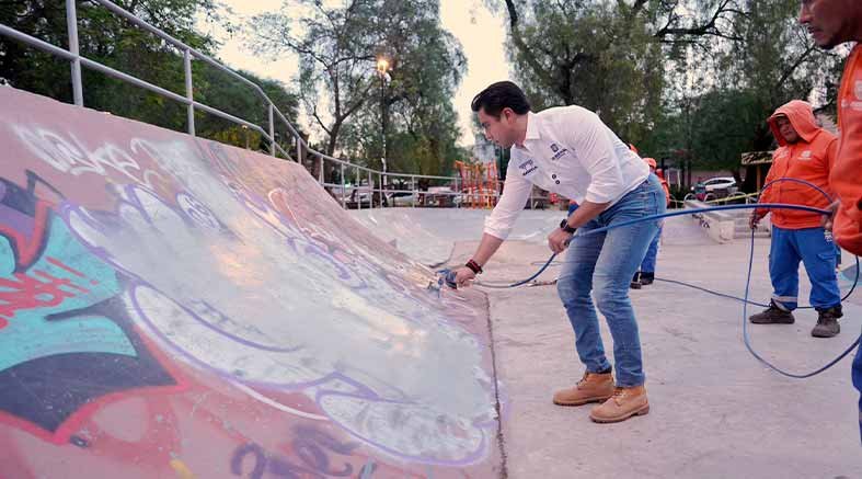 Borrados más de 370 mil metros cuadrados de graffiti en Querétaro 4 370 mil
