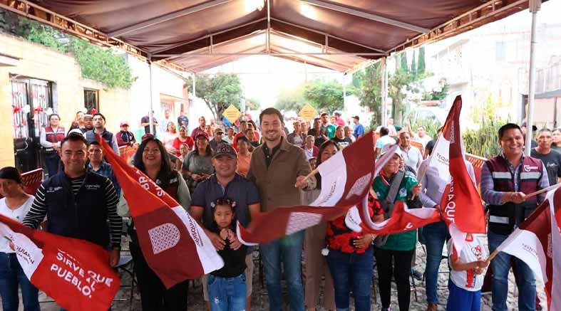 Tequisquiapan arranca rehabilitación de Calle Ónix en Hacienda Grande 4 Calle Ónix