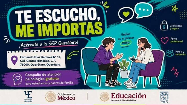 SEP y UAQ impulsan campaña de salud mental “Te Escucho, Me Importas” 1 Te Escucho