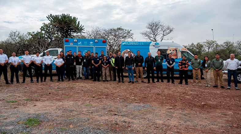 Rodrigo Monsalvo fortalece cuerpos de emergencia en El Marqués 4 cuerpos de