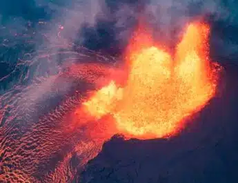 El volcán