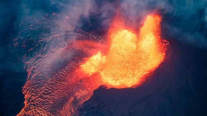 El volcán Kilauea vuelve a entrar en erupción 1 El volcán