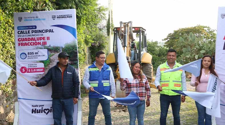 Obra de urbanización en Huimilpan 2 Obra de urbanización
